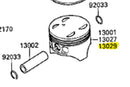 Kawasaki Oversized Piston Set