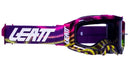 Leatt Velocity 5.5 Goggles Zebra Neon - Light Grey 58% Lens