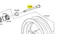 Kawasaki Front Axle