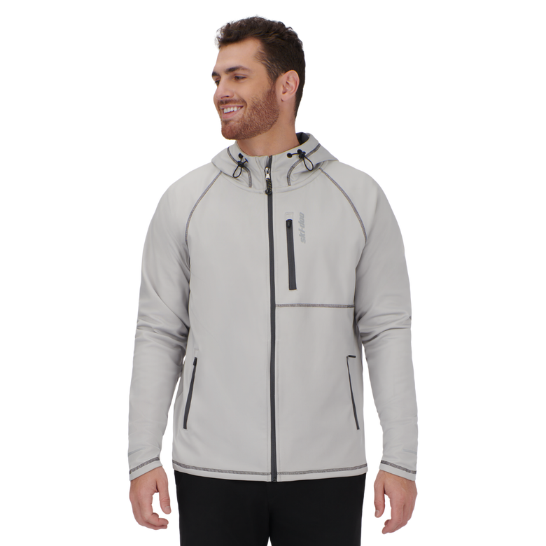 Ski-Doo Men's Hybrid Zip-Up Tech Fleece - Powersports Gear Dealer & Accessories | Banner Rec Online Shop