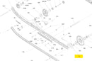 SKI-DOO RAIL_SUSPENSION 165 B-354 YELLOW