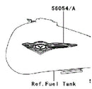Kawasaki LH Fuel Tank Mark