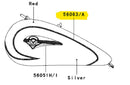 Kawasaki LH Pattern fuel Tank
