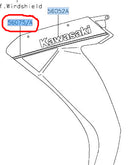 Kawasaki LH Side Cowling Decal