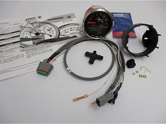 Evinrude Etec Icon Tach Pro Tachometer Kit 4" Black 7000 RPM - Powersports Gear Dealer & Accessories | Banner Rec Online Shop