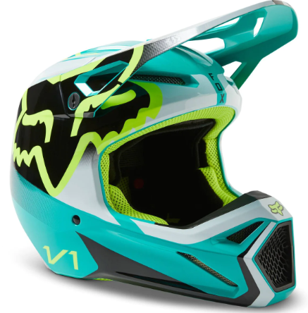 Fox Youth V1 Leed Helmet - Powersports Gear Dealer & Accessories | Banner Rec Online Shop