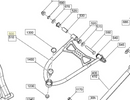 Ski-Doo LH Upper Suspension Arm 34" - Powersports Gear Dealer & Accessories | Banner Rec Online Shop