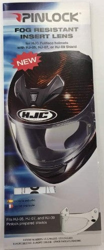HJC HJ-09/HJ-17 Pinlock Anti-Fog Insert Lens