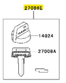 Kawasaki Blank Lock Key