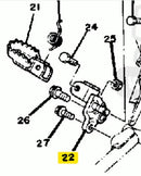Yamaha Bracket Footrest