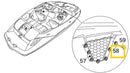 Sea-Doo Storage Compartment Attachment Knob