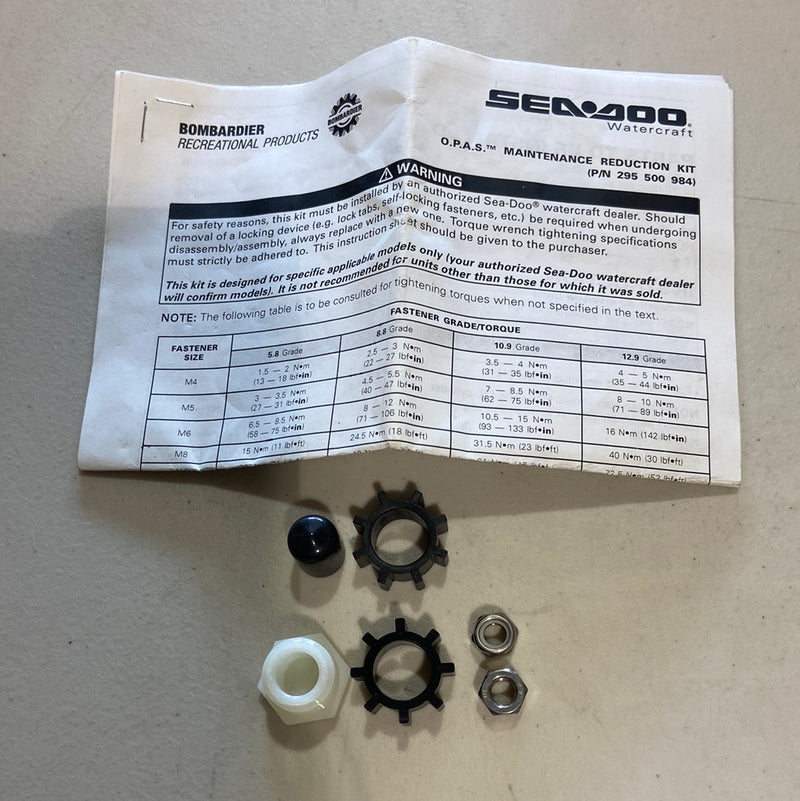 Sea-Doo OPAS Maintenance Reduction Kit - Powersports Gear Dealer & Accessories | Banner Rec Online Shop