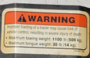 Can-Am Warning Decal - Powersports Gear Dealer & Accessories | Banner Rec Online Shop