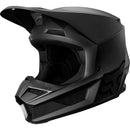 FOX Youth V1 Matte Black Helmet - Banner Rec