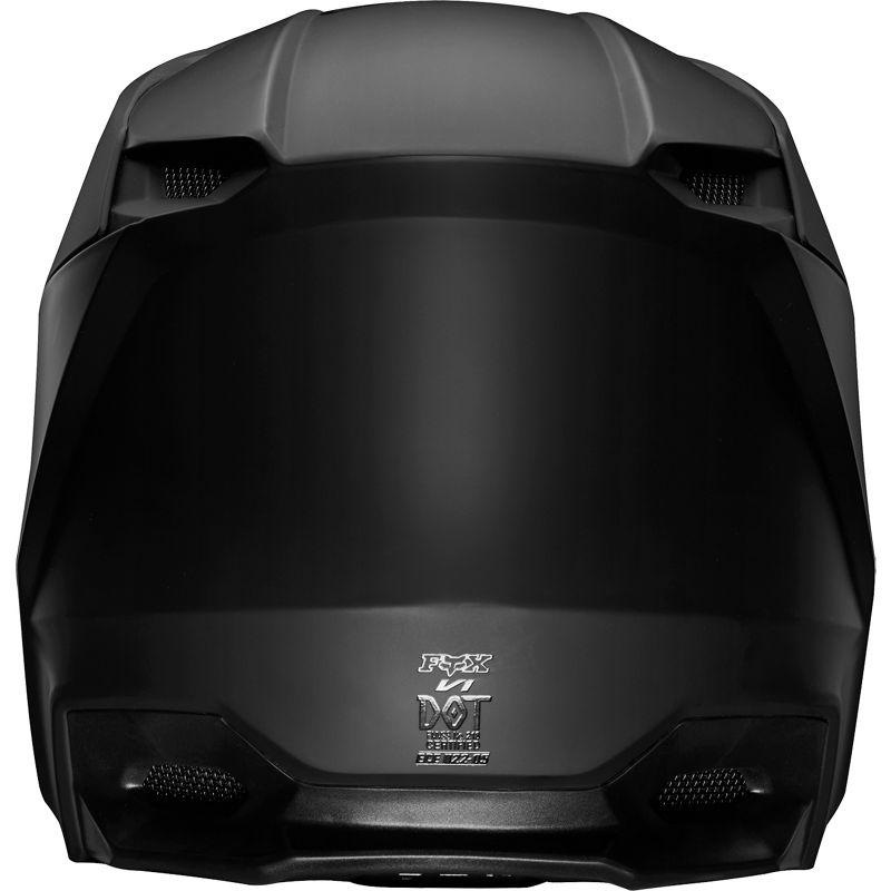 FOX Youth V1 Matte Black Helmet - Banner Rec