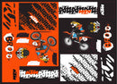 KTM Team Graphic Sticker Sheet - Banner Rec