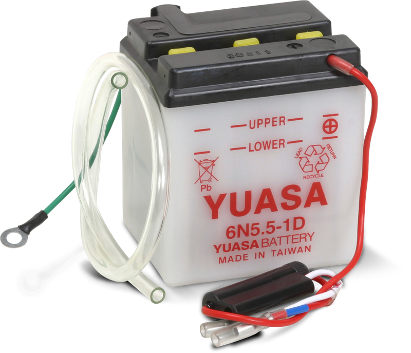 Yuasa 6N5.5-1D Battery - Powersports Gear Dealer & Accessories | Banner Rec Online Shop