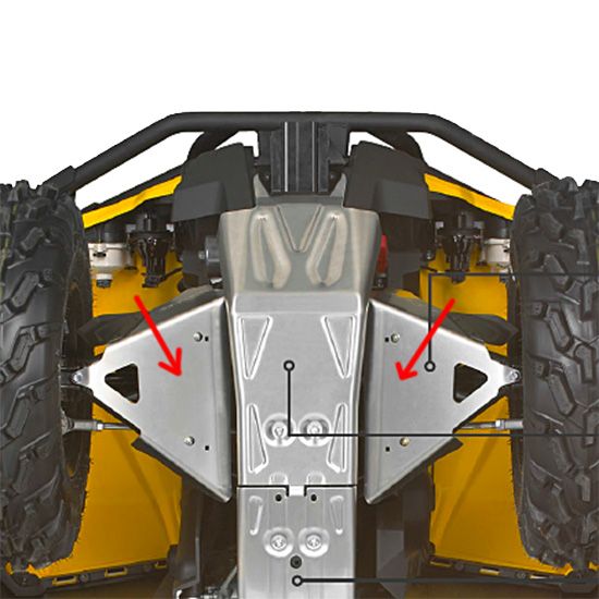 BRP A-Arm Protectors - Powersports Gear Dealer & Accessories | Banner Rec Online Shop