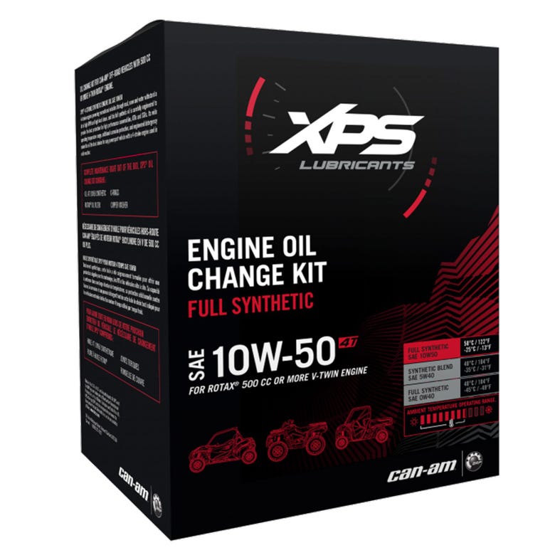 XPS 10W50 500 CC+ Can-Am Synthetic Oil Change Kit - Powersports Gear Dealer & Accessories | Banner Rec Online Shop
