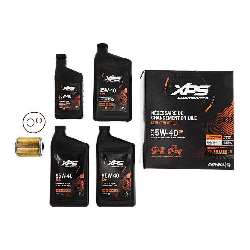 XPS Oil Change Kit (5W40 450 CC or less) - Powersports Gear Dealer & Accessories | Banner Rec Online Shop