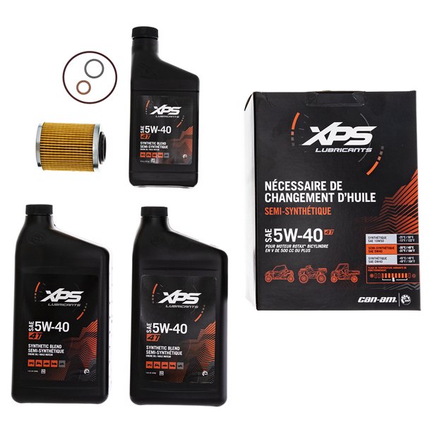 Can-Am 500CC+ Synthetic Blend Oil Change Kit - Powersports Gear Dealer & Accessories | Banner Rec Online Shop