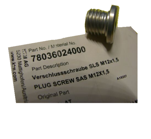 KTM SAS Plug Screw M12X1,5 - Powersports Gear Dealer & Accessories | Banner Rec Online Shop