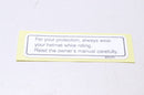 Honda Drive Label - Banner Rec
