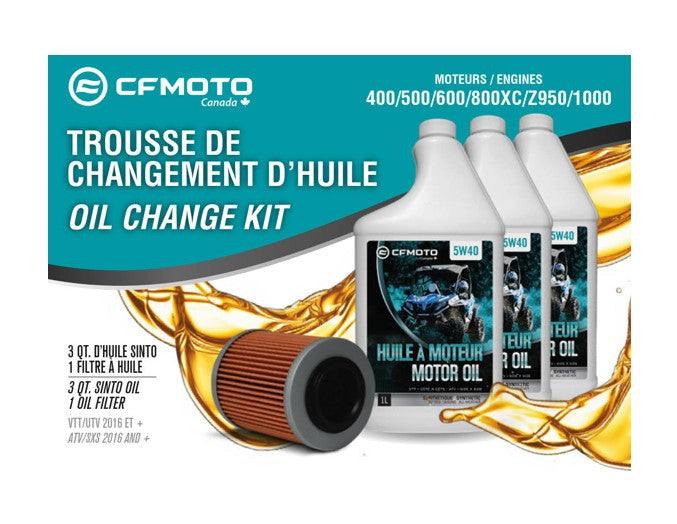 CFMOTO Oil Change Kit - Powersports Gear Dealer & Accessories | Banner Rec Online Shop