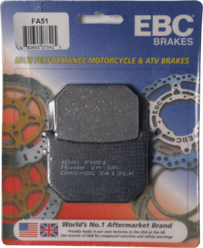EBC FA51 Standard Organic Brake Pads - Powersports Gear Dealer & Accessories | Banner Rec Online Shop