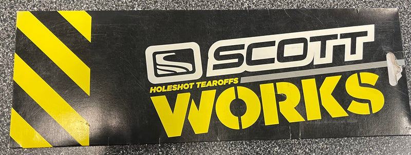 Scott Works Tearoff 10PK - Powersports Gear Dealer & Accessories | Banner Rec Online Shop