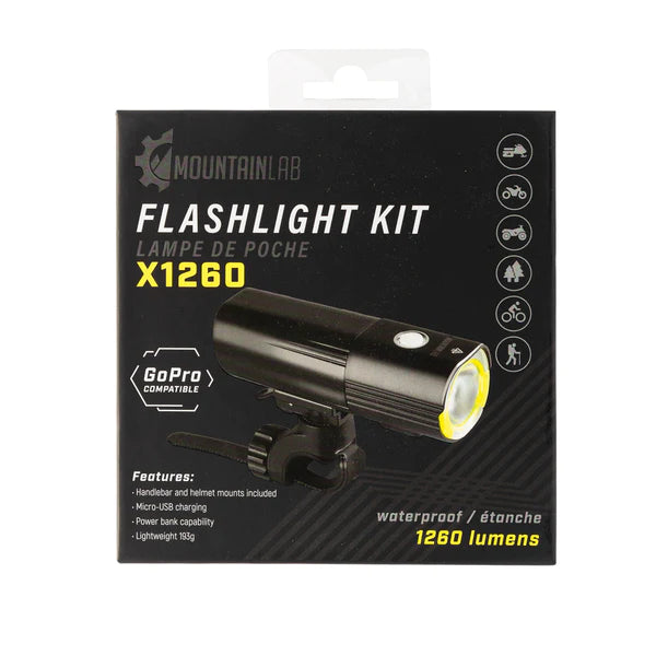 Mountain Lab X1260 Lumen Flashlight System - Powersports Gear Dealer & Accessories | Banner Rec Online Shop