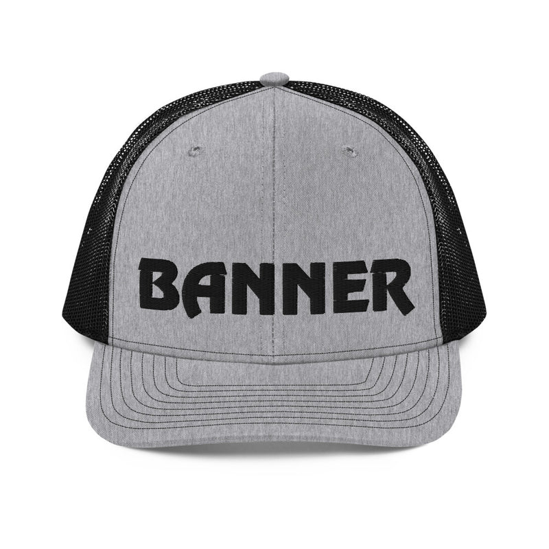 Banner Trucker Cap - Grey - Powersports Gear Dealer & Accessories | Banner Rec Online Shop